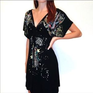 Banana USA graphic dress